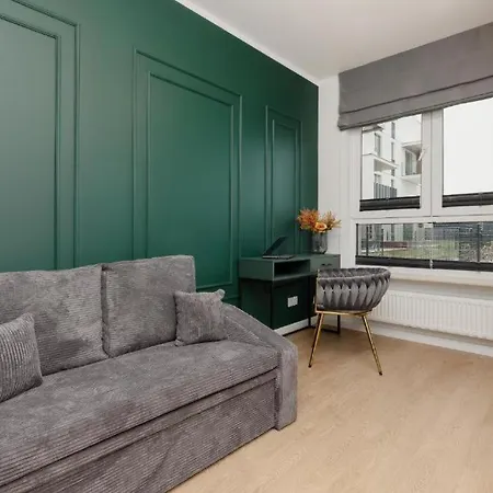 Green In Warsaw's Bemowo District With A Garden And Double Garage