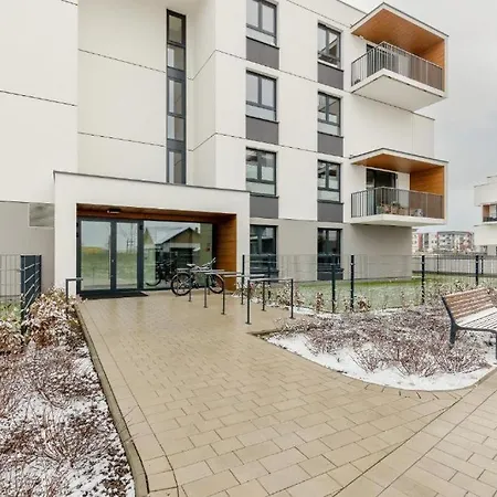Green In Warsaw's Bemowo District With A Garden And Double Garage Apartment