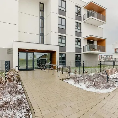 Green In Warsaw's Bemowo District With A Garden And Double Garage Apartment